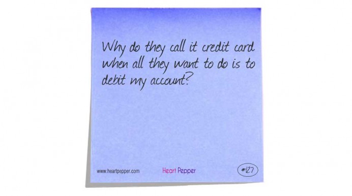 Why do they call it credit