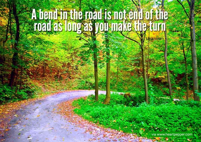 Bend in the road